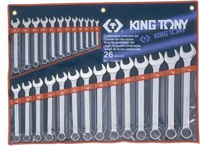 Bộ vòng miệng 26 cái hệ mét Kingtony 1226MR - 6-32mm