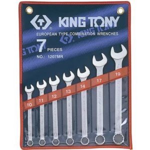 Bộ vòng miệng 7 cái hệ mét Kingtony 1207MR - 10-19mm