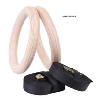 Bộ Vòng ring gỗ, vòng ring ABS (dây in số) Gym Rings các bài tập Với Xà Đơn, Kép gymlord shop