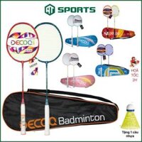 Bộ Vợt Cầu Lông Chính Hãng (2 Vợt) DECOO 02 - Cặp Vợt Cầu Lông Tốt Nhẹ Lưới Căng