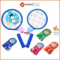 Bộ Vợt Cầu Lông CHO BÉ (2 Vợt), Cặp Vợt Cầu Lông Có Khung/Tay Cầm Bọc Mút, Tốt Nhẹ Dây Căng