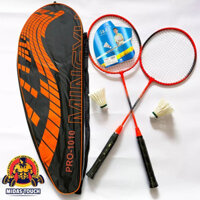 Bộ Vợt cầu lông hợp kim nhôm (Bộ 2 Chiếc), tặng cầu và túi đựng