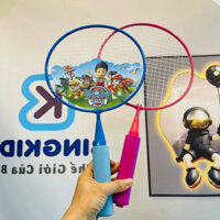 Bộ vợt cầu lông trẻ em cho bé mini tặng kèm 2 quả cầu, đồ chơi vận động phát triển tăng chiều cao rèn phản xạ tập trung