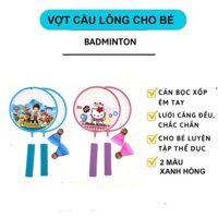 Bộ Vợt Cầu Lông Trẻ Em[Tặng kèm 2 cầu], Vợt Cầu lông cho Bé - Quyensports