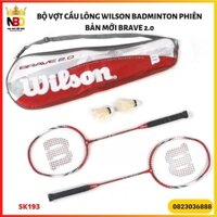 Bộ vợt cầu lông Wilson Badminton phiên bản mới Brave 2.0