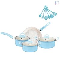 Bộ vợt chiên 13PCS chống dính với que Bộ dụng cụ nấu nấu nấu nấu nấu của nồi nấu