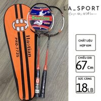 Bộ vợt Haotian 7725 giá rẻ gồm 2 chiếc tặng kèm bao đựng vợt siêu bền