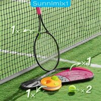 Bộ Vợt Tennis Dụng Cụ Tập Tennis Di Động Cho Sân Chơi Công Viên Ngoài Trời
