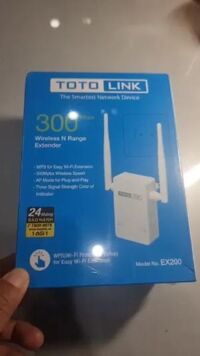 Bộ Wifi Kích Sóng Mở Rộng Mạng TOTOLINK EX200 300Mbps Hỗ Trợ Tăng Sóng Trong Các Phòng - Nguyên Hộp -Hàng Chính Hãng