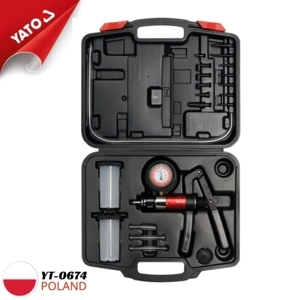 Bộ xả air dầu phanh  kiểm tra chân không và áp suất 22 món YATO YT-0674