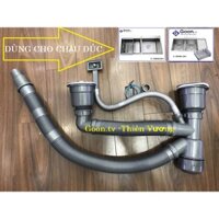 Bộ xả chậu rửa bát, ống ruột gà Chậu rửa bát