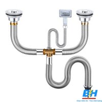 Bộ Xã Chậu Rửa Chén Đôi Ống Inox SUS-304 OEM DNBH-7634