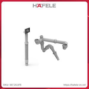 Bộ xả cho chậu 2 hộc (1 xả tràn) Hafele 567.25.876