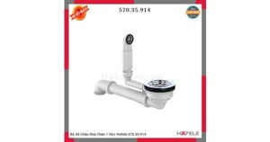 Bộ xả cho chậu đá Hafele 1 hộc 570.35.914