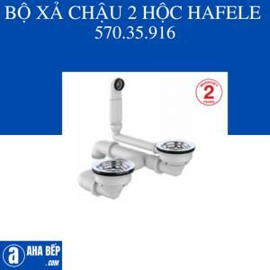 Bộ xả cho chậu đá Hafele 2 Hộc 570.35.916
