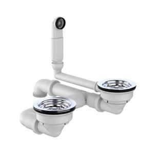 Bộ xả cho chậu đá Hafele 2 Hộc 570.35.916