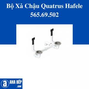 Bộ xả cho chậu Hafele Blancozia (chậu 2 hộc) 565.69.502