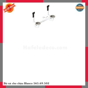 Bộ xả cho chậu Hafele Blancozia (chậu 2 hộc) 565.69.502