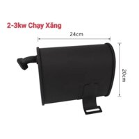 Bô xả khói máy phát điện chạy xăng honda 2kw 3kw gx160 gx200,bô lửa bô khói máy phát điện chạy xăng honda hữu toàn