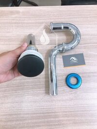 Bộ xả lavabo cao cấp inox 304 sứ đen