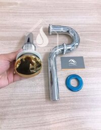 Bộ xả lavabo cao cấp inox 304 vàng