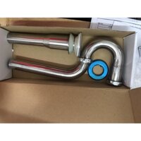 Bộ xả Lavabo Inox nút nhấn xi phông chậu rửa mặt