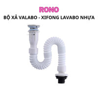 Bộ xả lavabo xi phông thoát nước lavabo xi phông bồn rửa mặt chậu rửa mặt nhựa kéo dãn đa năng