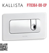 Bộ xả nhấn bồn cầu âm tường màu chrome Kallista P70364-00-CP