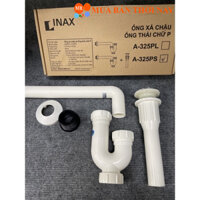 Bộ xả nhựa INAX A 325PS, Co P thải nhựa INAX A 325PL, ống thải co P nhựa INAX, bộ xả lavabo nhựa INAX