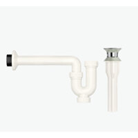 Bộ Xả, ống thải thoát nước Inax Lavabo chậu rửa mặt lavabo A-325PS Nhựa trắng