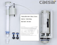 Bộ xả xi phông bồn cầu vệ sinh Caesar 2 nhấn