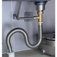 Bộ xả (xi phông) chậu rửa chén bát đơn 1 hố inox