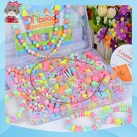 Bộ xâu vòng hạt cườm 24 ô 550pcs