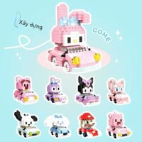 Bộ Xây Dựng Khối Giai Điệu Hello Kitty - Mô Hình Nhân Vật Hoạt Hình Lắp Ráp Đồ Chơi Búp Bê Cho Trẻ Em Quà Tặng Tương Thích Với Lego Nhựa