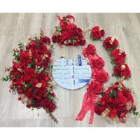Bộ xe hoa trang trí xe hoa đám cưới