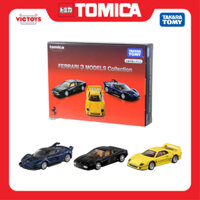 Bộ xe mô hình Tomica Gift Premium Ferrari 3 Models Collection 298182 Fullbox Chính Hãng Takara Tomy - Victoys