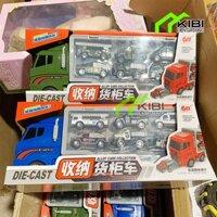 Bộ xe ô tô, xe ô tô đồ chơi to, gara ô tô thu nhỏ 008-21