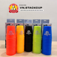 Bộ xếp cốc tốc độ Yongjun Sport Stacking Speedstacks | Phiên bản 1 lỗ đục | Size tiêu chuẩn 12 cốc |  VN Stackcup Store