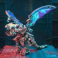 Bộ Xếp Hình 3D DIY Màu Sắc Rồng Khủng Long Cơ Khí Kim Loại