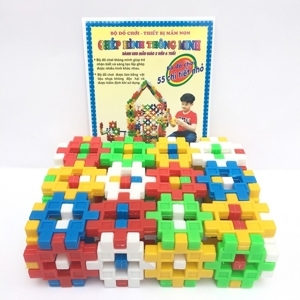 Bộ xếp hình 55 chi tiết
