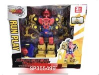 Bộ Xếp Hình Đồ Chơi Lắp Ráp Biến Đổi Siêu Nhân Robot Từ Các Xe Công Trình 500-41