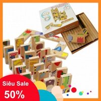 BỘ XẾP HÌNH DOMINO HOẠT HÌNH GỖ PHÁT TRIỂN TƯ DUY_ntt