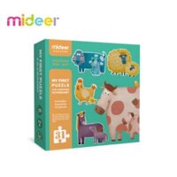 Bộ xếp hình Động vật Mom & Baby giáo dục sớm cho bé Mideer 36 miếng
