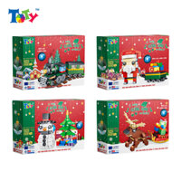 Bộ Xếp Hình Giáng Sinh Toty - Có Đèn Led - LF71