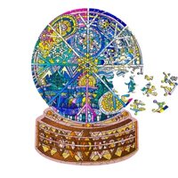 Bộ xếp hình gỗ đồ chơi puzzle ghép hình con vật, bộ xếp hình trí tuệ, quà tặng bạn bè- TGP104GOKAIDY