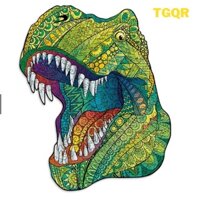 Bộ xếp hình gỗ đồ chơi puzzle ghép hình con vật độc đáo Khủng Long