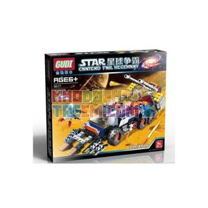 Bộ xếp hình Gudi 8617 Amoured Truck and Mech - 401 chi tiết