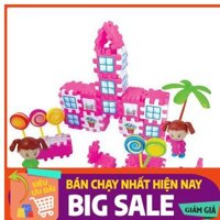 Bộ Xếp Hình Hình Vuông Diệu Kỳ Cửa Hàng Kẹo Mút Antona 88 Chi Tiết Cho Bé Sáng Tạo