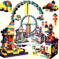Bộ xếp hình lego 520 chi tiết, bộ lắp ráp thông minh, bộ đồ chơi trẻ em đa năng - KOHA Shop