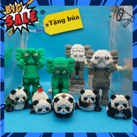 Bộ Xếp Hình LEGO  Kaws 56cm, 70cm, Mô Hình Lắp Ráp Giúp Tăng Sự Kiên Nhẫn, Tư Duy Sáng Tạo, Trang Trí Đẹp - Đồ Chơi